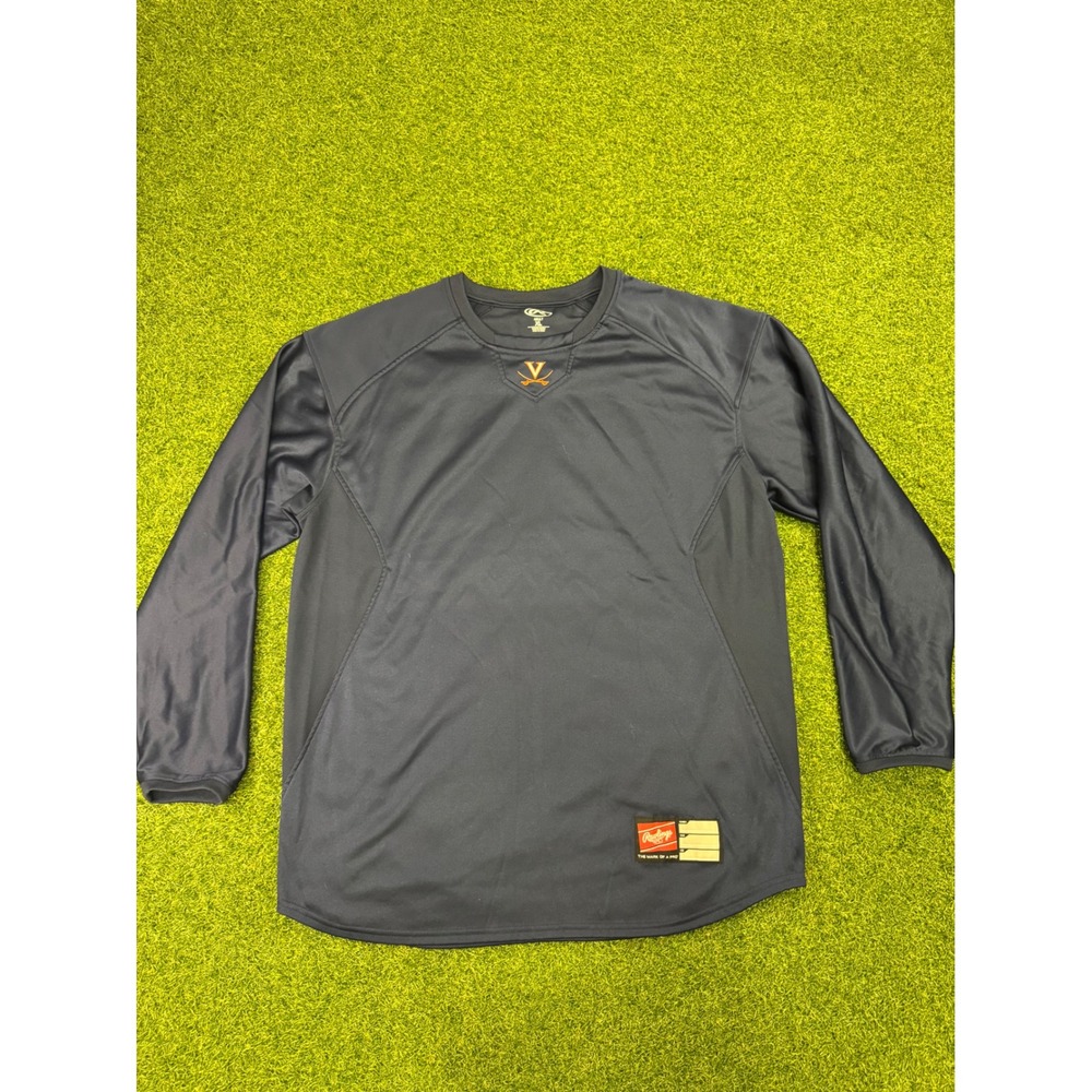 Rawlings‎ Virginia Cavaliers UVA Baseball Training Jersey Navy Blue Mens XL